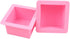 BAKER DEPOT 500ML Silicone Mold for Handmade Soap Mold Toast Mold Bread Mould, Set of 2...