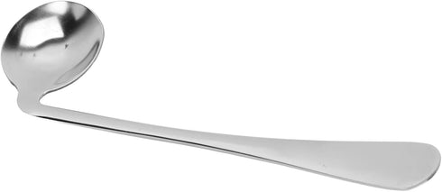 Curved Spoon,ANGGREK Curved Spoon Angled Spoon Stainless Curved Self FeedingAdaptive Utensil for Parkinsons or Elderly Use(Left Hand)...