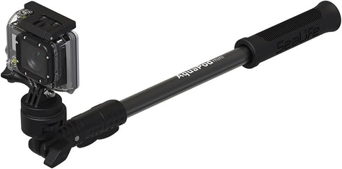 AquaPod Mini Camera Pole with Standard ¼-20 Camera Mount & Action Camera Adapter - Extends 15.5 to 38” - Gets Closer to Subjects - Tilts for Selfi...
