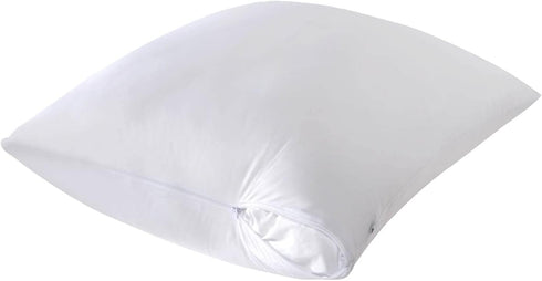 Cooling Bamboo Viscose Feather Proof Pillow Protectors with Zipper King Size Waterproof Down Proof Covers for Bed Pillows 2 Pack...