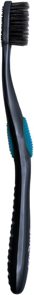 Colgate 360 Charcoal Infused Toothbrush, Floss-Tip Bristles, Soft (Colors Vary) - Pack of 4...
