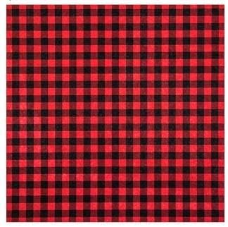 Generic 12x12 Scrapbook Paper - 10 Sheets, Buffalo Plaid Pattern...