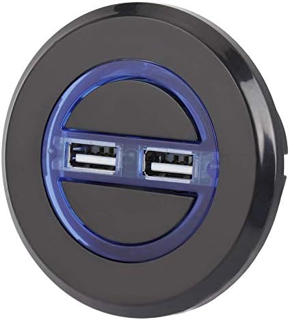 Electric Recliner Chair Sofa Replacement Button, Chair Hand Control Handset with Dual USB Wired Remote Control Electric Sofa Repair Round Dual USB...