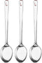Restaurant Serving Spoons for Parties 12.99 Inch - Large Serving Spoons - Stainless Steel Spoons for Serving Buffet, Banquet, 3 Pcs...