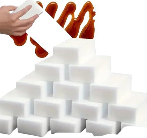 Silicone Sponge Pads for Home and Office, Non-Stick, 25 Count, White...