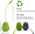 Tvoip 3Pcs Food Grade Silicone Tea Infuser Filter Creative Cartoon Owl Tea Strainer Container Reusable Tea Bags Teapots Accessories...