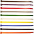 6 Inch Red Zip Ties (100 Pieces), 40lb Strength, Nylon Cable Wire Ties...