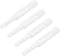 uxcell Aquarium Air Valve Connector Straight Clear White Plastic Inline Tubing 4mm to 8mm 4Pcs...