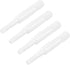 uxcell Aquarium Air Valve Connector Straight Clear White Plastic Inline Tubing 4mm to 8mm 4Pcs...