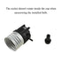HAHIYO E26 Lamp Socket Screw in Mount Light Socket Bulb Holder Fixture Easy Wire Tighten Down Not Loose Twist PBT+ Plastic Maximum for Decor Table...