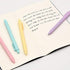 Lanxivi Kaco Pure Retractable Gel Ink Pens, Black Ink Refills 0.5mm Extra Fine Point 5-Pack, Macarons Color Barrel...