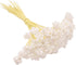 50 Pcs Mulberry Paper Gypsophila Flower Mulberry Paper Flowers Wedding Scrapbook DIY Craft Scrapbook Bouquet Craft Stem (White Color)...