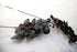 Rikyo 8 Heads Faux Black Orchid,40" Bouquets 2 Stem Phalaenopsis No Fade Petals Fake Flowers Forever Plants for Home Decoration, Office Decor,Wedd...