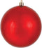 Vickerman 4" Red Shiny Ball UV Drilled 6/Bag...