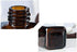 3PCS 30ml Empty Refillable Square Amber Glass Droppers Essential Oil Bottles Aromatherapy Cosmetics Elite Fluid Container Jar Pot Holder with Glas...