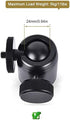 24MM Tripod Ball Head, UTEBIT 360° Rotatable Metal mini Ball Head with 1/4" hot shoe,BallHeads Camera Mount Adapter for Tripods,Monopod,DSLR Camer...