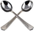 Premium Silver Plastic Soup Spoons Cutlery Collection (Pack of 24) - Perfect for Parties, Catered Events & Effortless Cleanup...