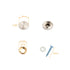 Mirror Screws 304 Stainless Steel Cap Decorative Cover Nails,Solid Standoff Screws,for Advertising Screw Fasteners,Bathroom,Mirror,Brushed Silver ...