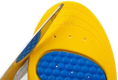 Happystep Memory Foam Sport Gel Shoe Insoles, Heel Cushioning and Shock Absorption (Size L: Men 8-12 or Women 9-14)...