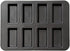 Mini Bread Pan Carbon Steel Cake Bread Mold Baking Pan Financier Baking Pan 8-Cavity for Oven Baking Mini Bars, Granola Bar Cornbread(Black)...