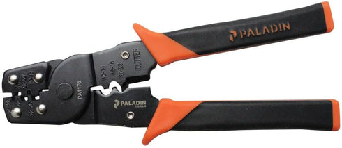 Paladin Tools Electrical Lug and Terminal Crimper - Crimp Computer Pins and Sockets, Insulated Connectors, Telephone Piercing Spade Lugs, Open Bar...
