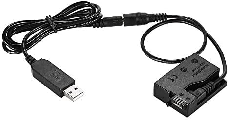 Andoer DR-E8 Dummy Battery with DC Power Bank USB Adapter Cable Replacement for LP-E8 for Canon EOS 550D 600D 650D 700D DSLR Cameras......