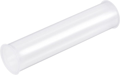 MECCANIXITY Clear Storage Tube 1 5/8"x7.5"(41mmx190mm) Lightweight for Bead Containers, Craft, DIY with White Caps 2 Pack...
