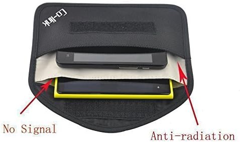 Co-link Cell Phone Anti-tracking Anti-spying GPS Rfid Signal Blocker Pouch Case Bag Handset Function Bag (Black)...