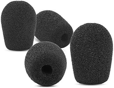5 Pair Mic Covers Compatible with VXI Blueparrott B250XT B350XT B450XT B550-XT C400-XT S450-XT Headset Universal Foam Microphone Windscreens (5 Pa...