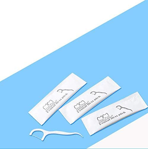 50 Count,Individually Wrapped Micro Dental Floss (50 Pcs)...