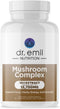 DR. EMIL NUTRITION 10 Mushroom Supplement for Mental Clarity, Focus & Immune Support - Functional Mushroom Nootropic Supplement with Lions Mane Ex...