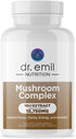DR. EMIL NUTRITION 10 Mushroom Supplement for Mental Clarity, Focus & Immune Support - Functional Mushroom Nootropic Supplement with Lions Mane Ex...