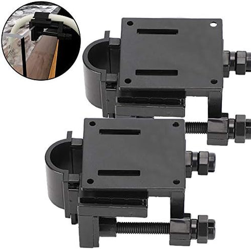 TOPINCN 2Pcs Aquarium Water Hose Holder Pipe Clamp Mounting Clip 7x5.6cm Aquarium Water Pipe Holder Hose Clamp Clip for Tube Dia Within 18mm...