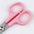 Cute Kitty Friends Figure Safety Scissors with Cover (Light Pink)...