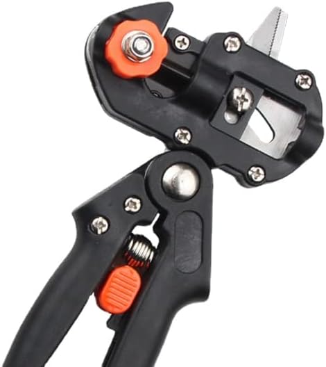 Garden Grafting Tool Set - 2-in-1 Professional Pruning Scissor Shears Cutting Tool for Plant Branch Vine Fruit Trees, Included 3 Replacement Blade...