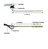 Toilet Tank Switch - Efficient Flush Lever, Handle, and Float Switch for Flawless Toilet Tank Operations Essential Toilet Tank Replacement Iron Fr...