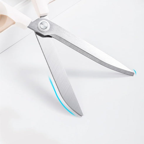 Multipurpose Office Craft Scissors for DIY Art and Craft,Comfort-Grip Handles, Sturdy Sharp Scissors (White)...