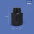 8.45oz/5Pcs Plastic Lab Chemical Reagent Bottles, Square Sample Storage Container, Plastic Chemical Container Bottle with Anti-theft Cap, Wide Mou...