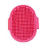 Veewon Silicone Pet Brush Pet Massage Bath Shampoo Brush Dogs Cats Cleaning Grooming Brushes (Rose)...