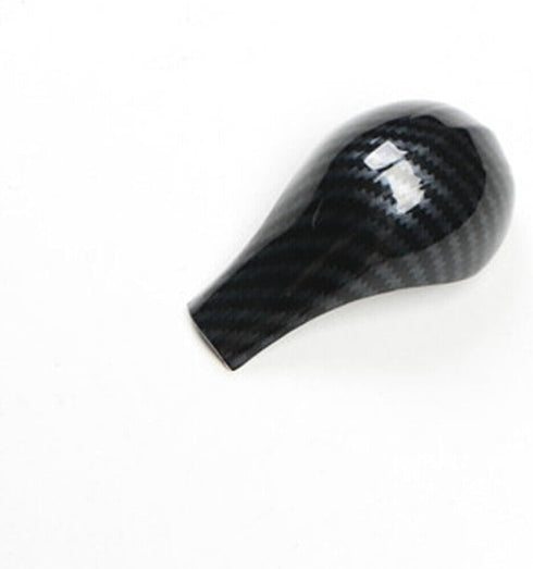Carbon Fiber Gear Shift Knob Cover Trim Compatible with Infiniti G25 G35 G37 2007-2013 Accessories Interior Center Console Shifter Head Cove Trim...