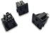 Panel Mount Outlet Power Socket 10Pcs US Plug 3 Pins AC 15A 125V Panel Screw Mount Type Female Connectors Adapter Black...