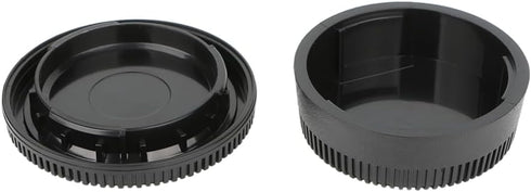 2 Pack Rear Lens Cap and Camera Body Cap Cover Kit for Nikon D3500 D3400 D3300 D3200 D3100 D5100 D5200 D5300 D5500 D5600 D7000 D7100 D7200 D7500 D...