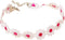 Lace Daisy Necklace Chokers Black- Pink- Yellow- Orange- Light Blue- Blue-Purple...