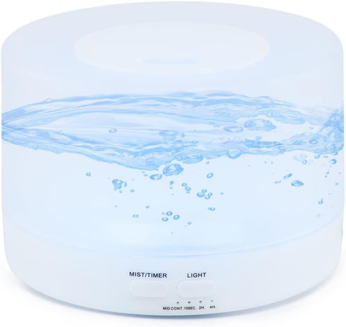 Portable Mini Humidifier?Cool Mist Humidifier, USB Desktop Humidifier?Night Light Function, Auto Shut-Off for Bedroom,Office,Car...