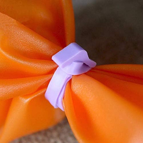 60 Pcs Pastry Bag Ties Reusable Icing Bag Ties Silicone Decoration Bag Clips Cake Piping Bag Ties for Cupcakes Cookies and Pastry(15 Pieces Light ...