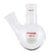Glass 100ml Heavy Wall 2 Neck Round Bottom Flask, with 19/22 Center and Side Standard Taper Outer Joint - 100ml...