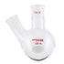 Glass 100ml Heavy Wall 2 Neck Round Bottom Flask, with 19/22 Center and Side Standard Taper Outer Joint - 100ml...