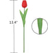Artificial Tulips 10Pcs Real Touch Fake Tulips PU Flower Arrangement Bouquets for Home Party Decoration (Red)...