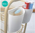 4Pcs Hanging Cup Holder,Rolling Cart Accessories Utility cart Accessories Hanging Bins,Hanging Flower Pots,Space Saver,Storage Bucket Desktop Cont...