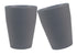 1.5 Gallon Small Trash Can,Round Small Wastebasket Garbage Can for Bathroom Bedroom Kitchen Countertop Under Sink (Gray, 2 Pack)...